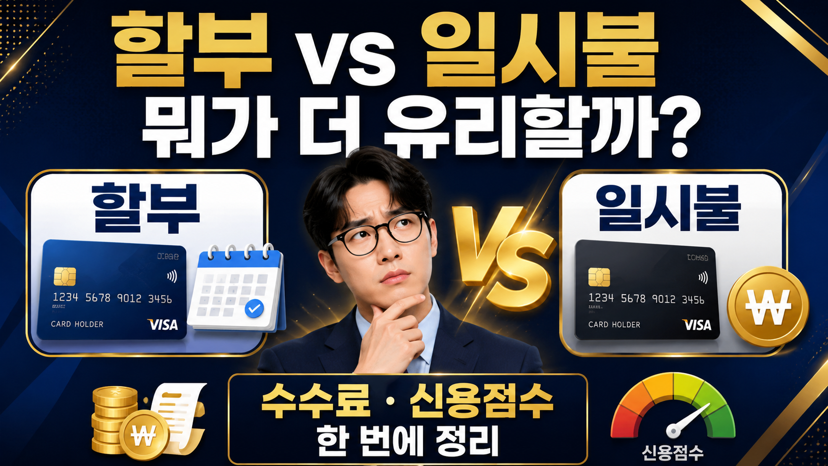 신용카드 할부와 일시불 차이점 총정리 (2026 최신)